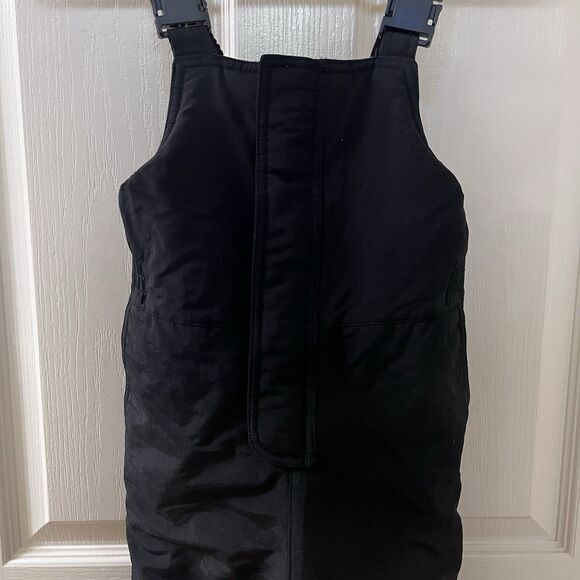 Hanna Andersson Black Snow Bibs Overalls Kids Size 100 US 4 - Picture 3 of 16